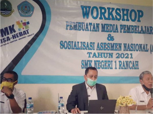 Workshop Pembuatan Media Pembelajaran dan Sosialisasi AKM 2021